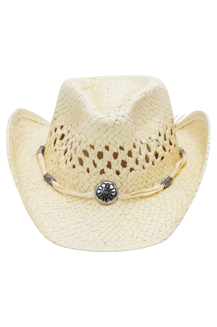 Kids Straw Cowboy Hat