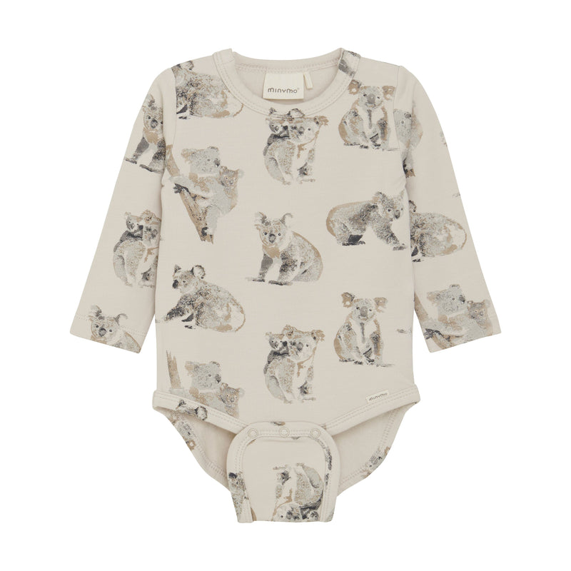 Organic L/S Bodysuit - Koala