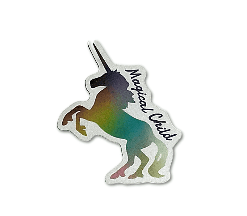 Magical Child Rainbow Unicorn - Vinyl Sticker