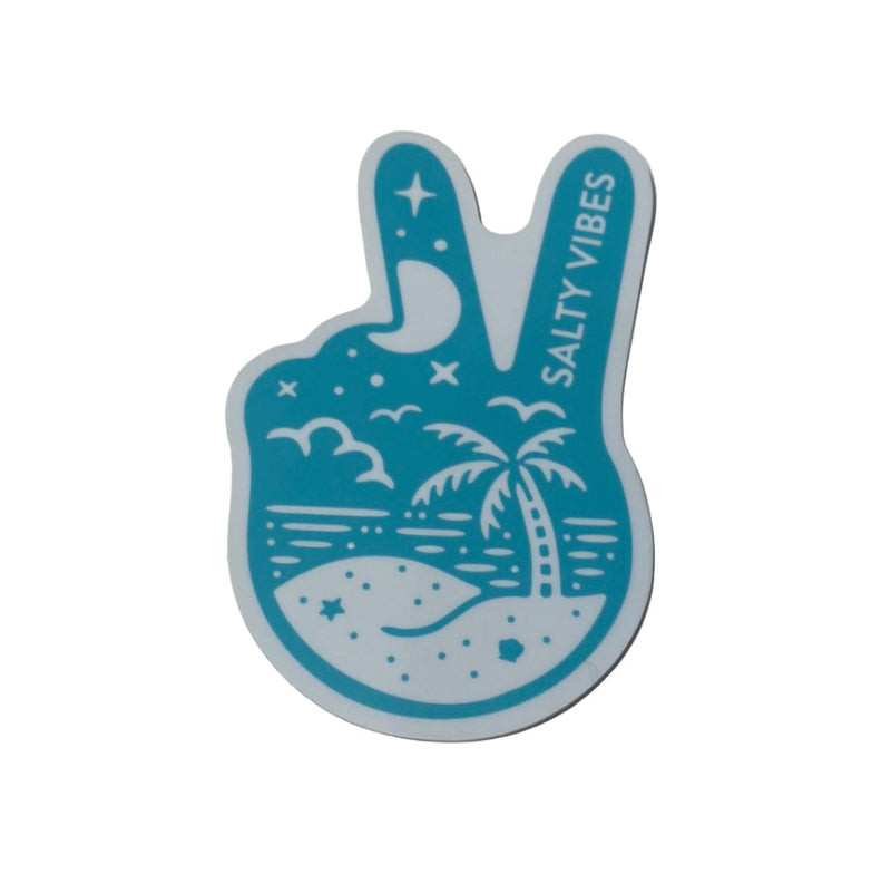 Teal Beach Peace - Vinyl Sticker