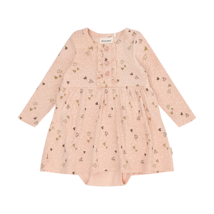 Rib Dress - Cameo Rose