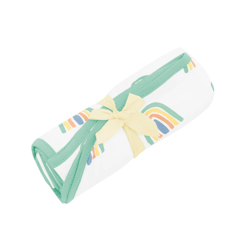 Swaddle Blanket - Wasabi Rainbow