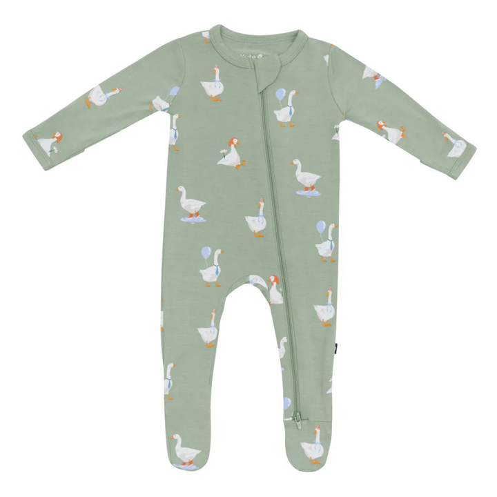 Zippered Footie - Silly Goose
