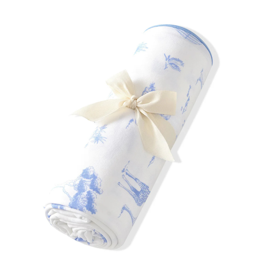 Swaddle Blanket - Toile Safari