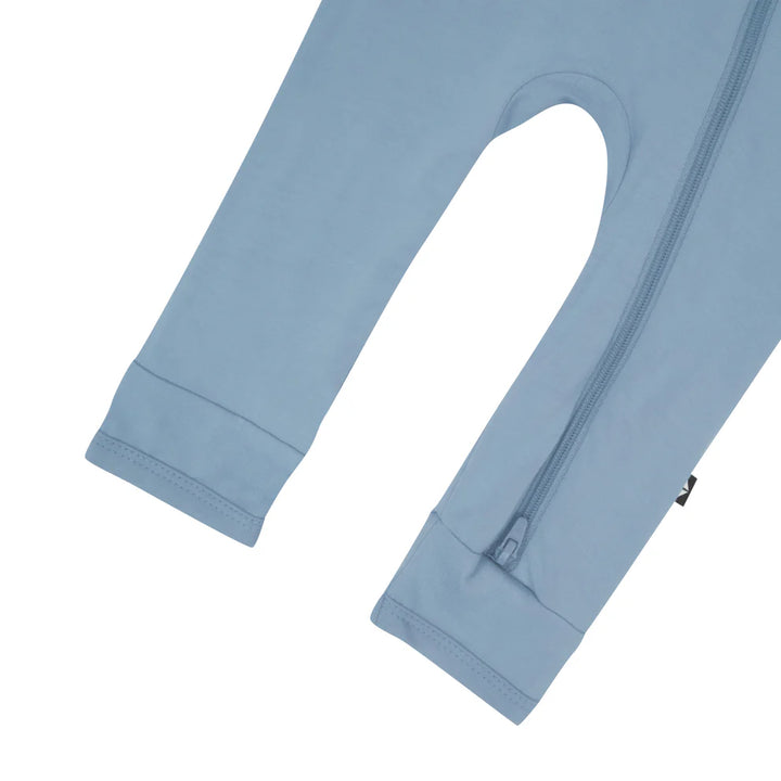 Zippered Romper - Slate