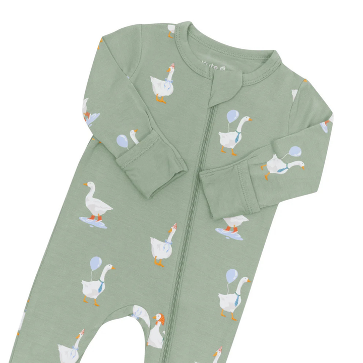 Zippered Footie - Silly Goose