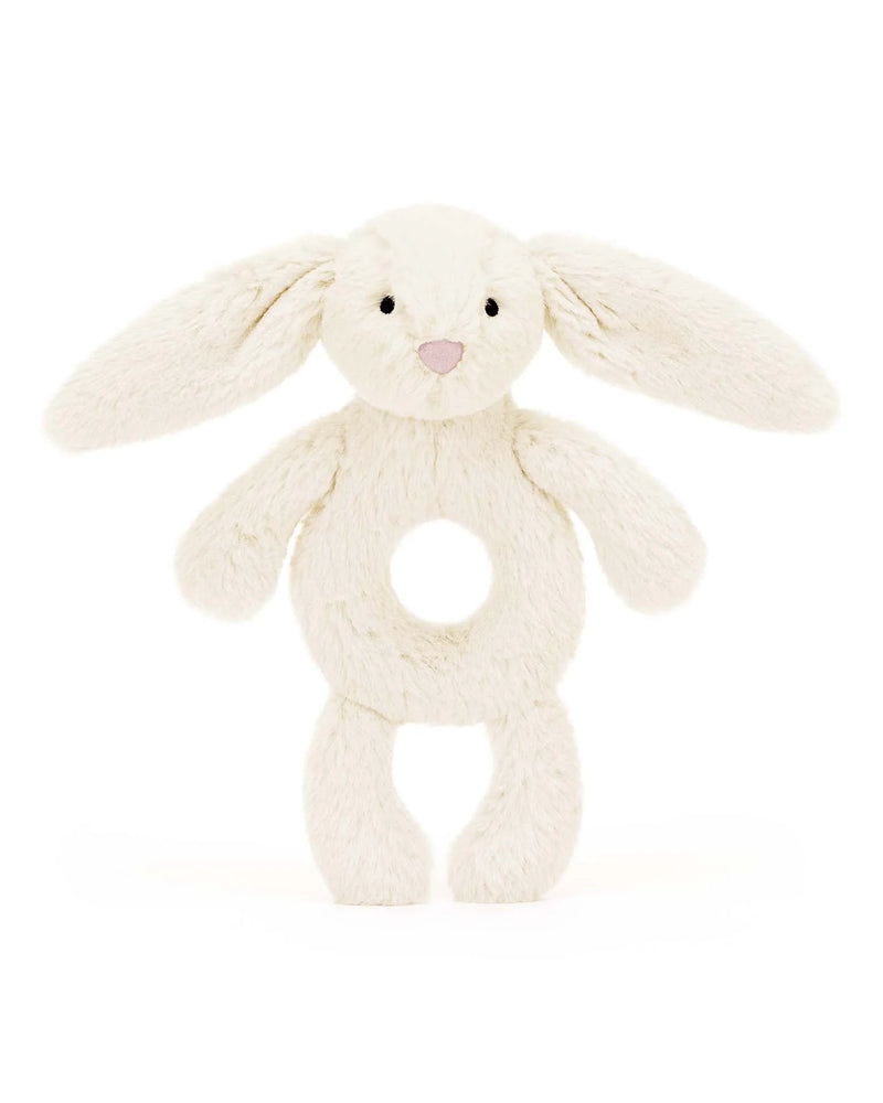 Bashful Cream Bunny Ring Rattle