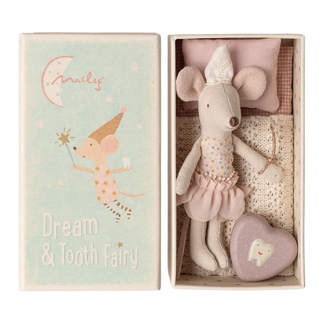 Tooth Fairy Mouse, Little Sister in Matchbox