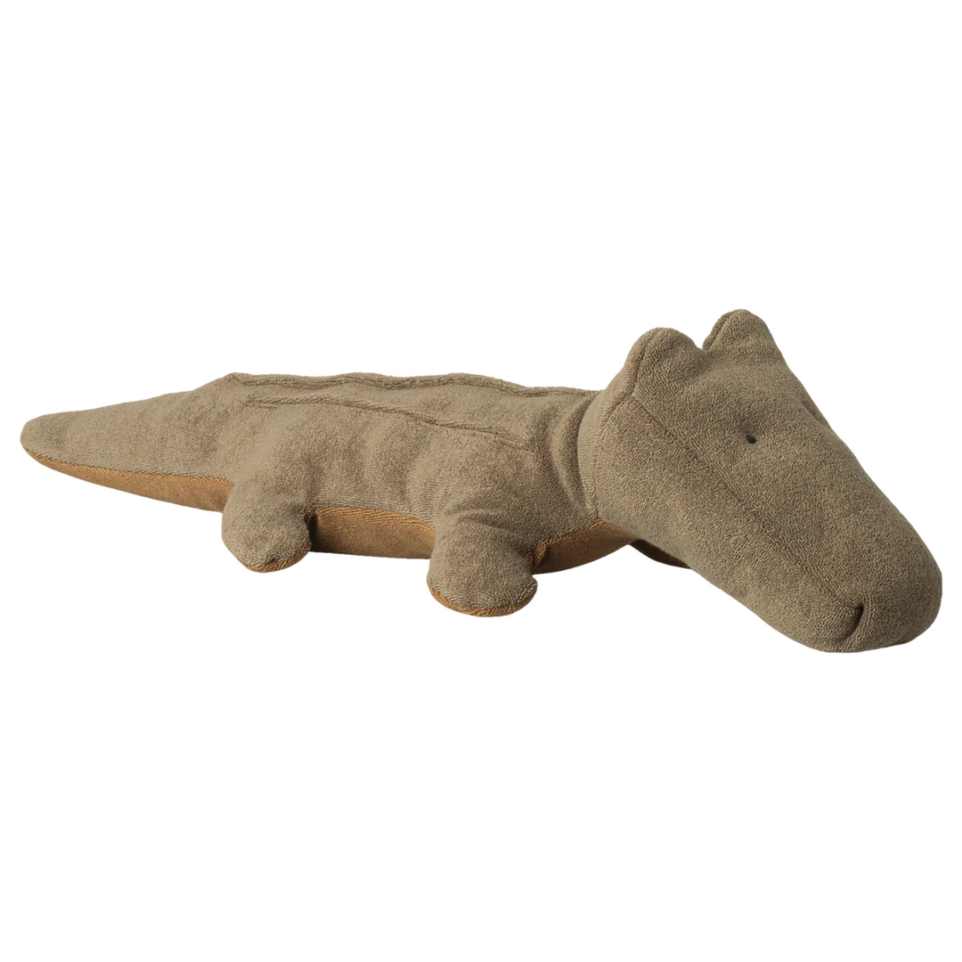 Safari friends, Crocodile, Medium - Olive green