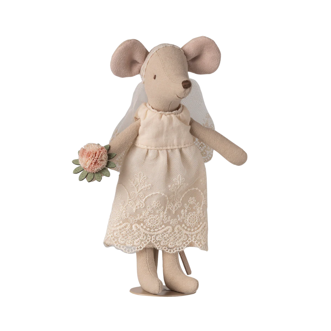 Wedding mice couple in box, Mum and dad