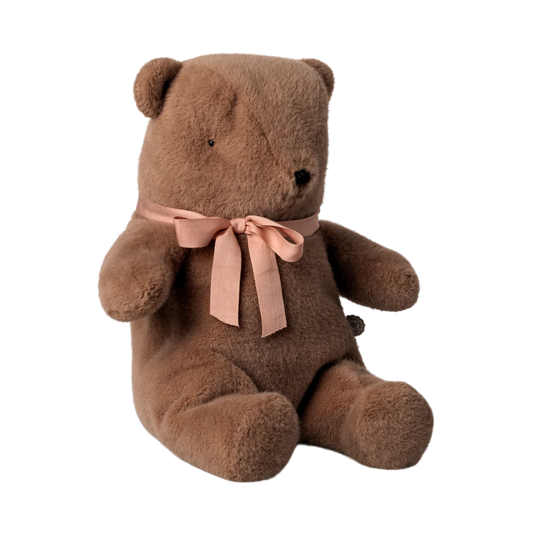 Teddy bear plush, Medium - Soft brown
