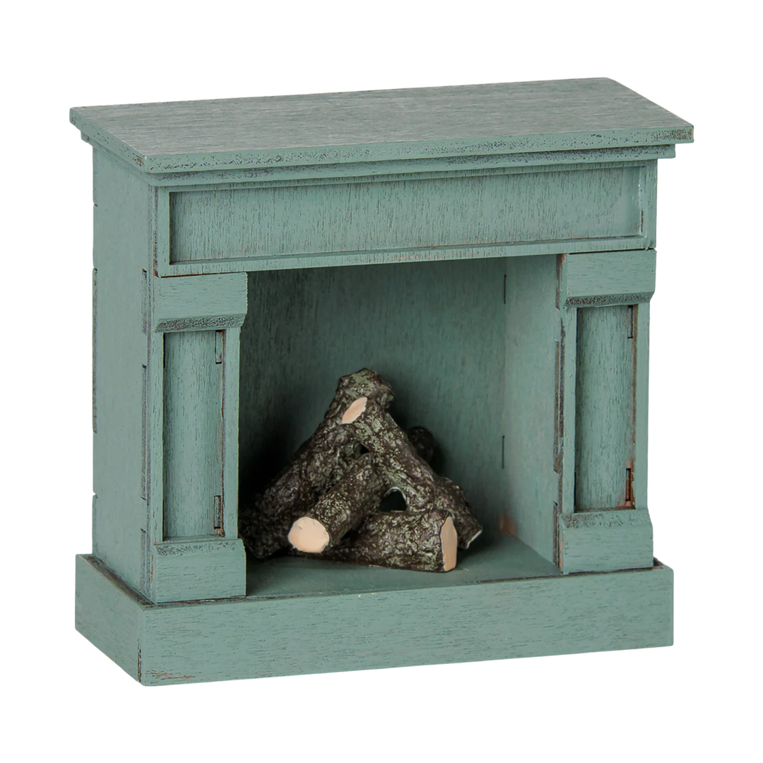 Fireplace, Mouse - Blue