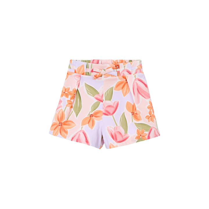 Pleated Printed Skort - Blossom