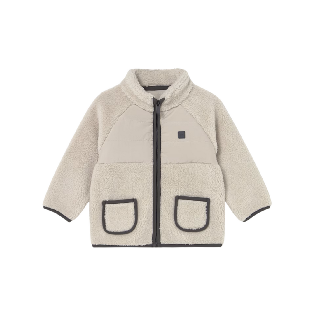 Sherpa Zip Sweatshirt - Chai