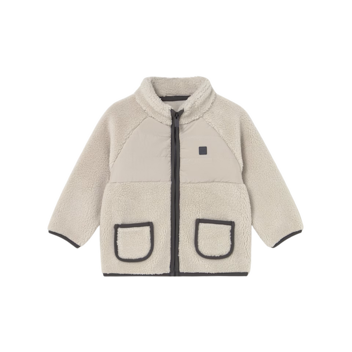 Sherpa Zip Sweatshirt - Chai