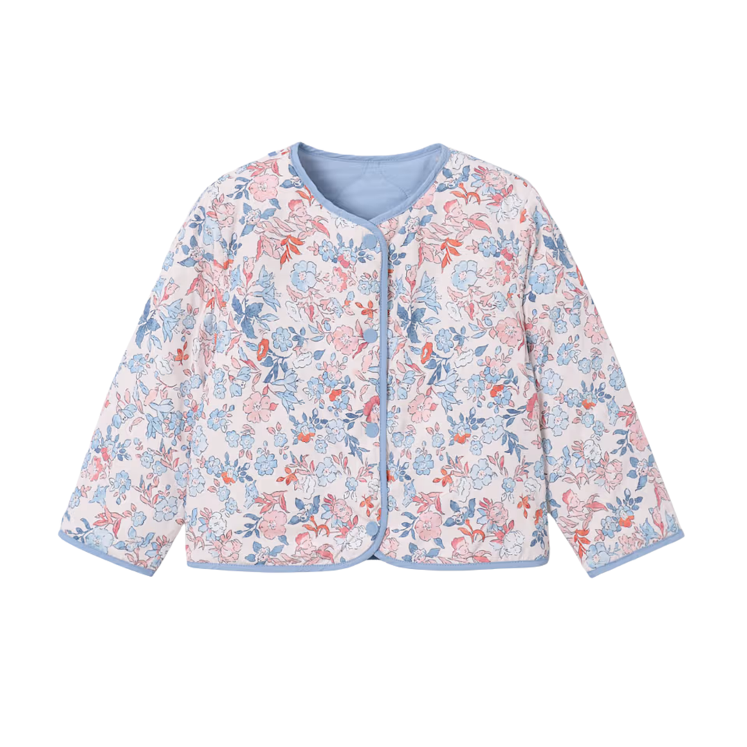 Reversible Quilted Jacket - Sky Blue