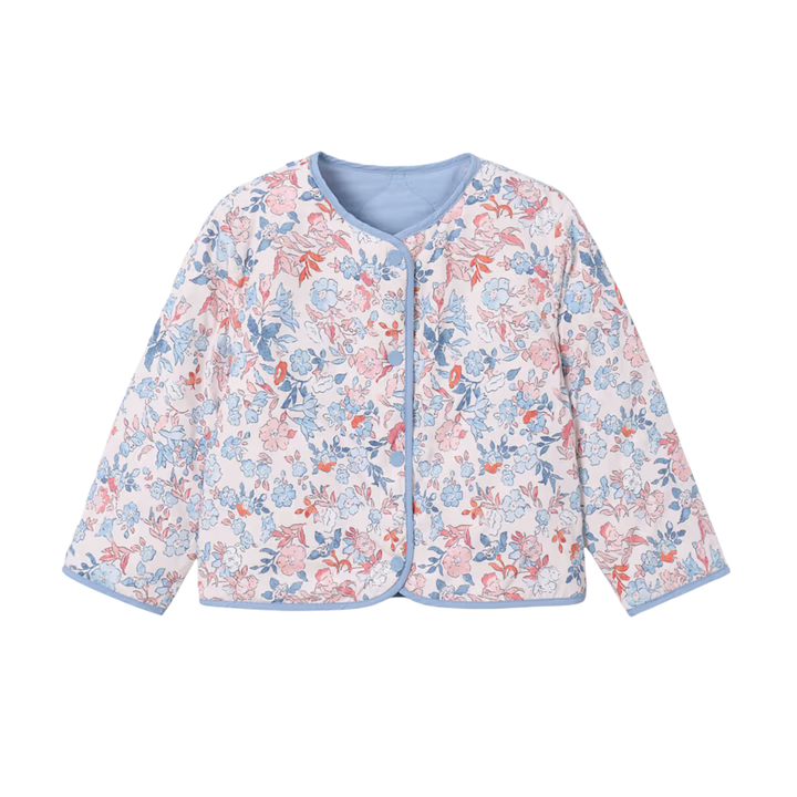Reversible Quilted Jacket - Sky Blue