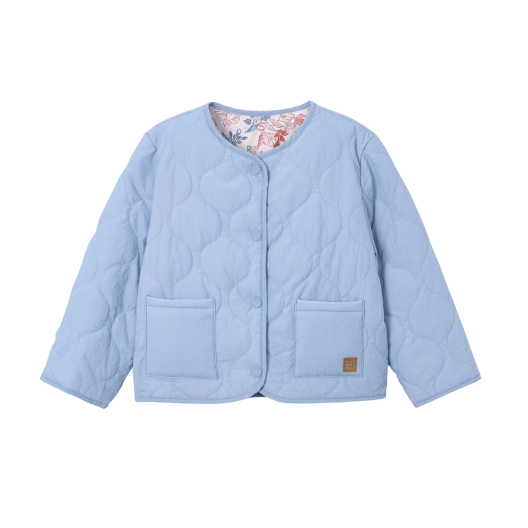 Reversible Quilted Jacket - Sky Blue