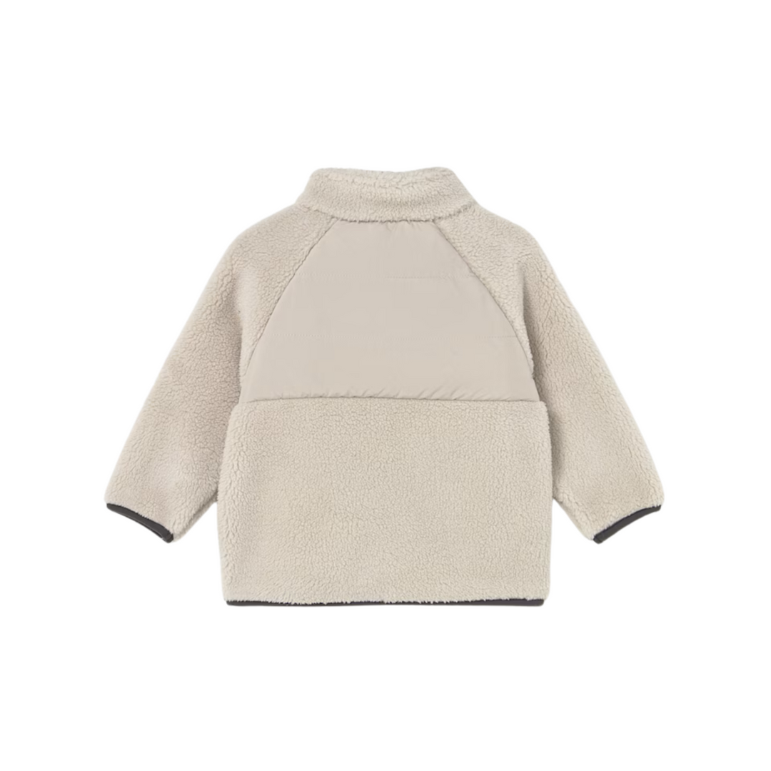 Sherpa Zip Sweatshirt - Chai