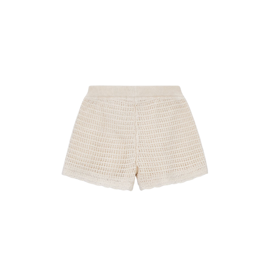Openwork Shorts - Chickpea