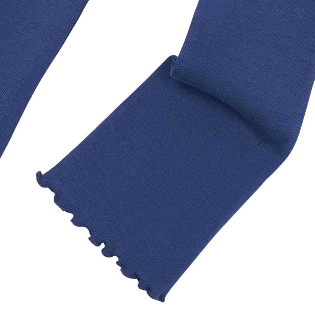 Rib Flare Leggings - Porcelain