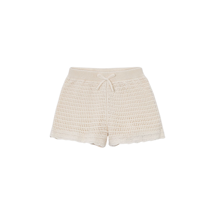 Openwork Shorts - Chickpea