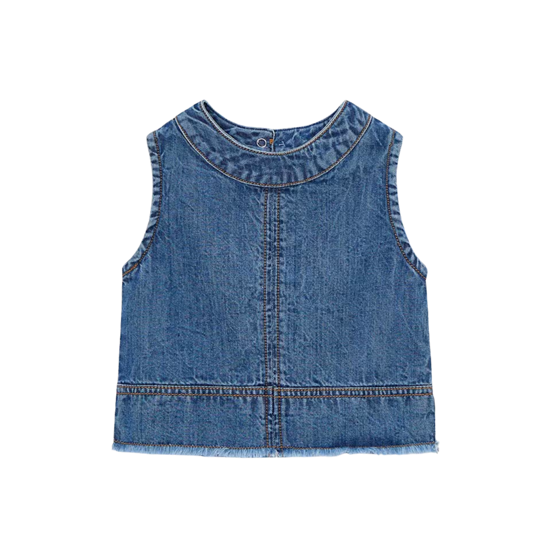 Denim Top - Dark Denim
