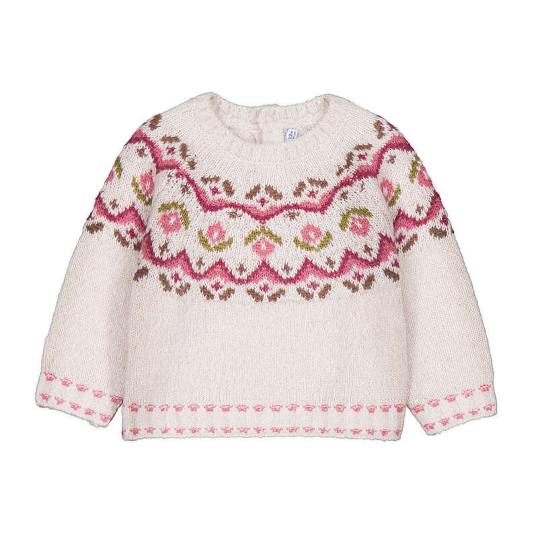 Jacquard Jumper - Milk