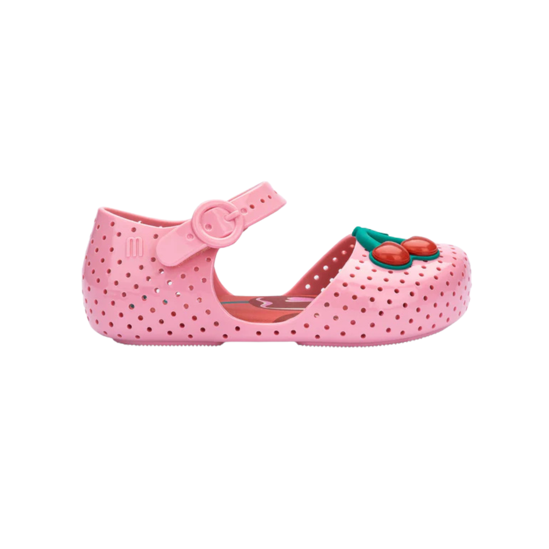 Mini Melissa Pop Flat - Pink/Red