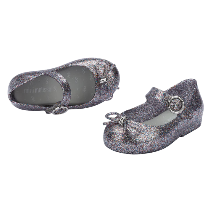 Sweet Love Flat - Silver Glitter