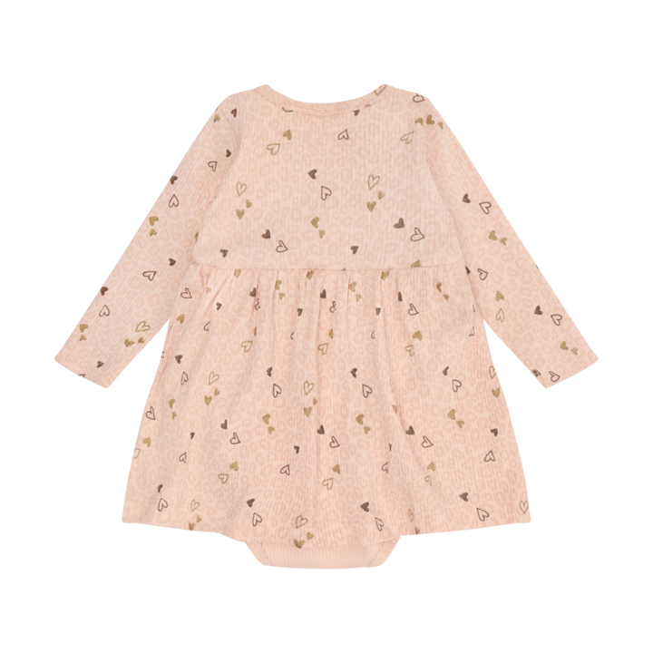 Rib Dress - Cameo Rose