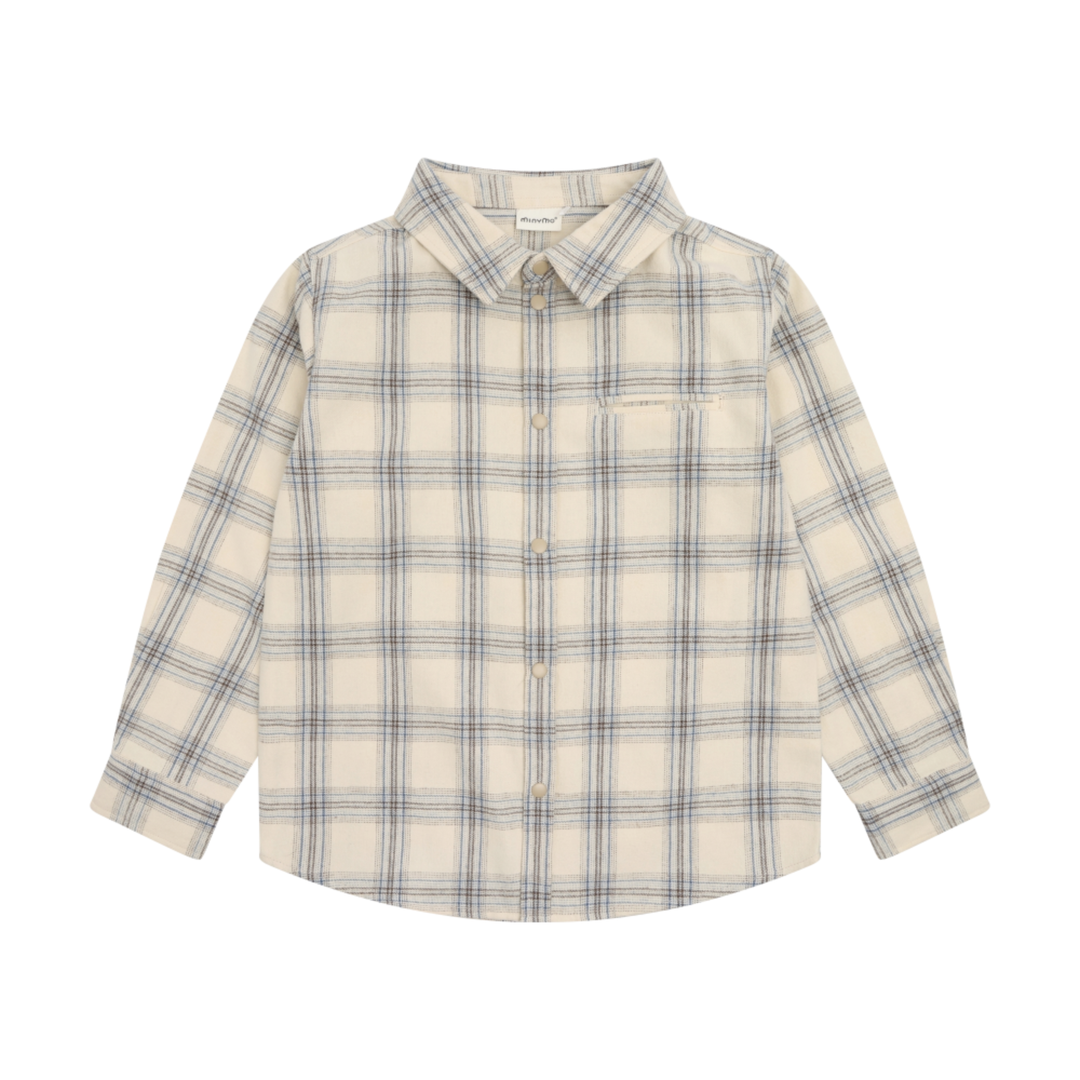Overshirt Check - Seed Pearl