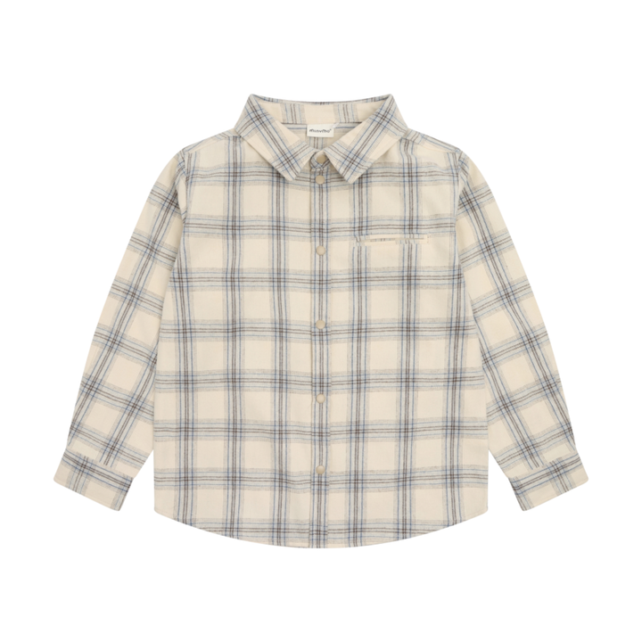 Overshirt Check - Seed Pearl