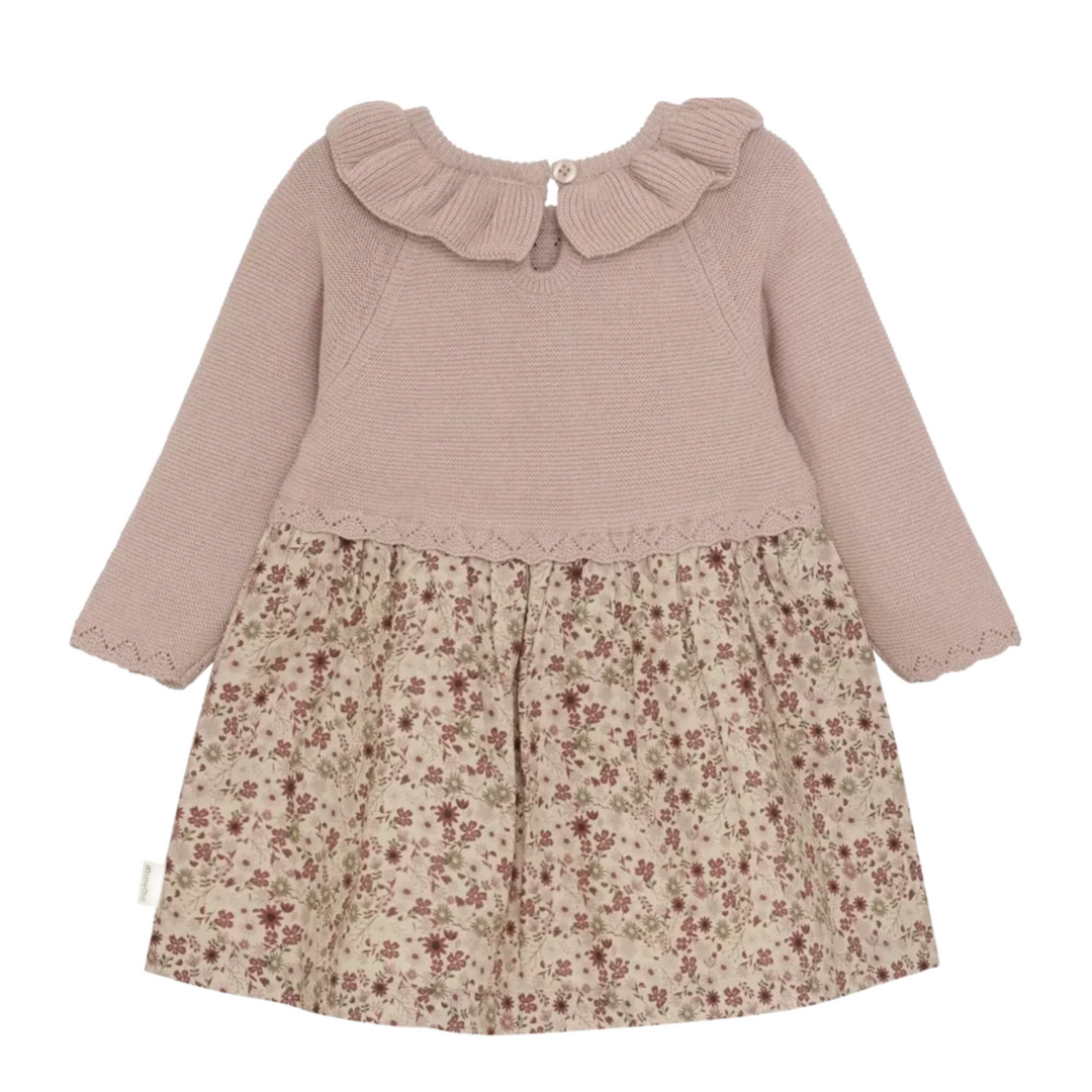 Long Sleeve Dress Knit - Shadow Gray