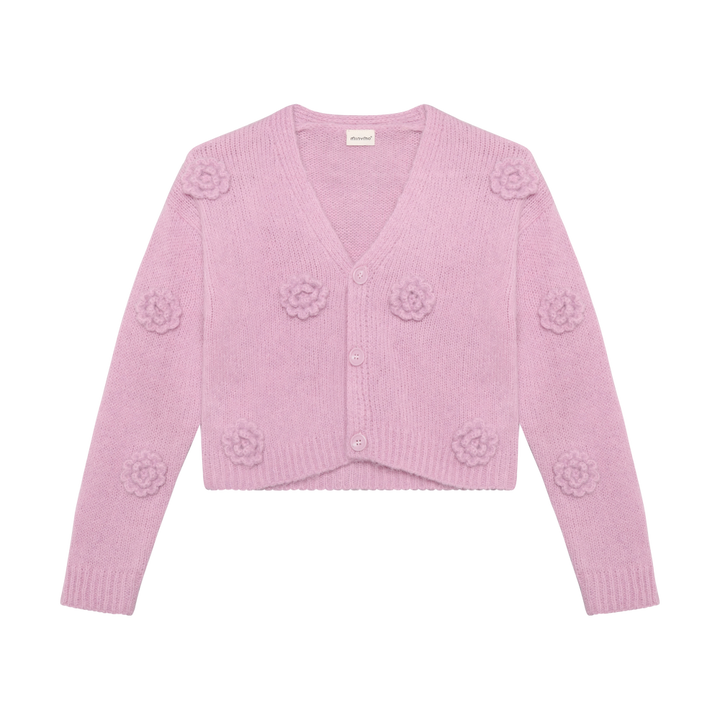 Knit Cardigan - Lilac