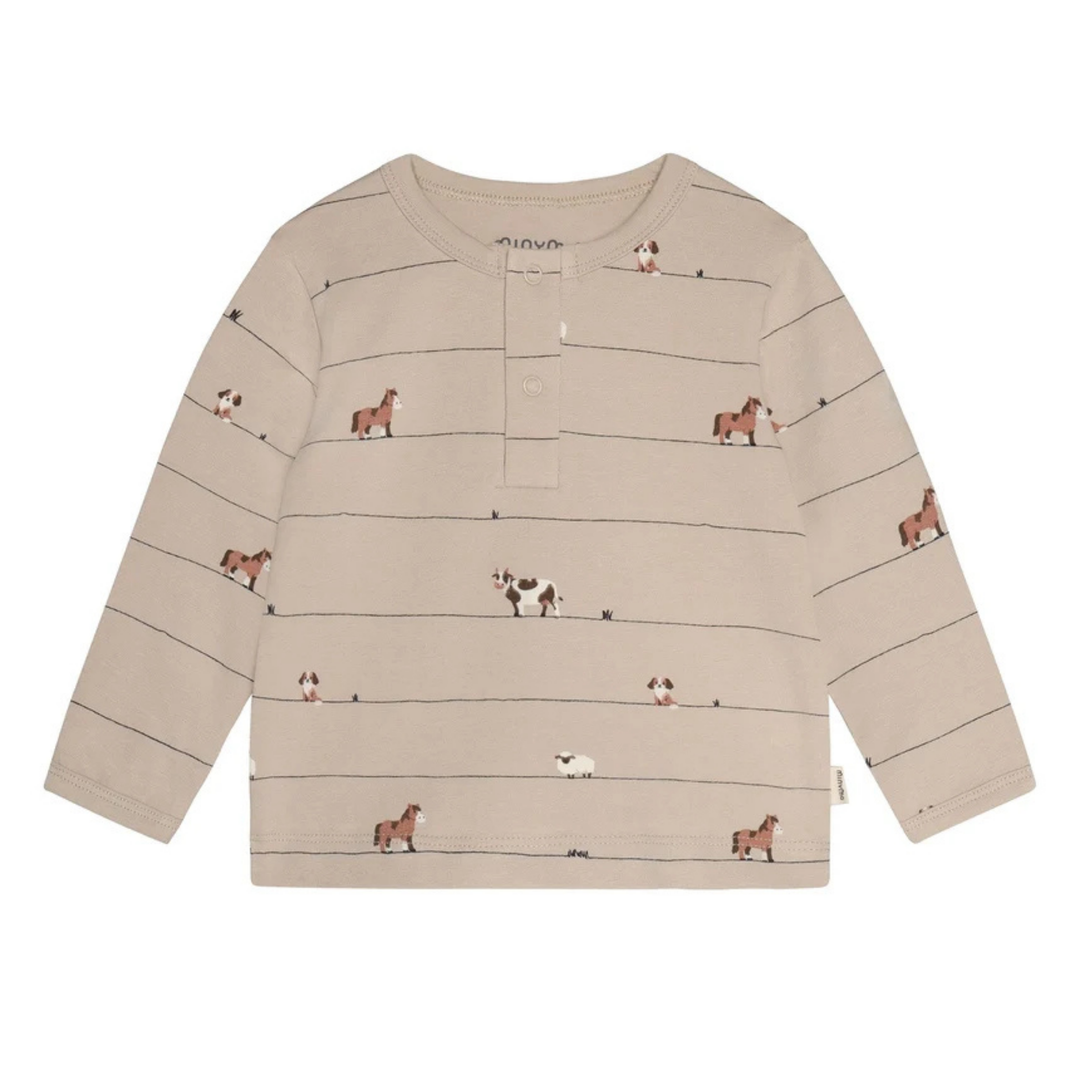 Long Sleeve T-shirt - Farmyard