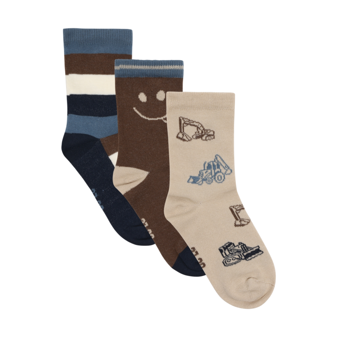 3 Pack Socks Feather Gray