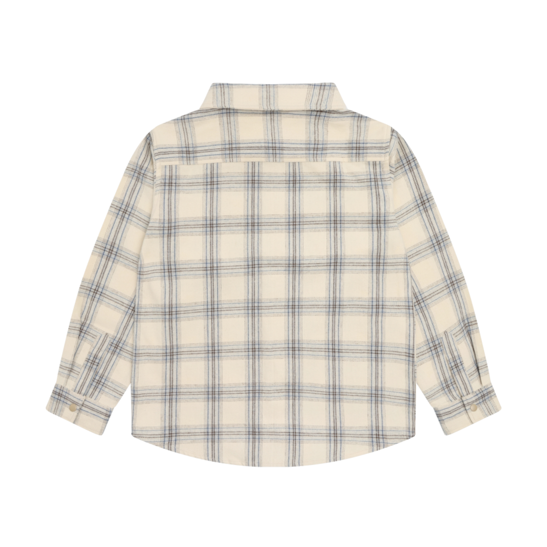 Overshirt Check - Seed Pearl