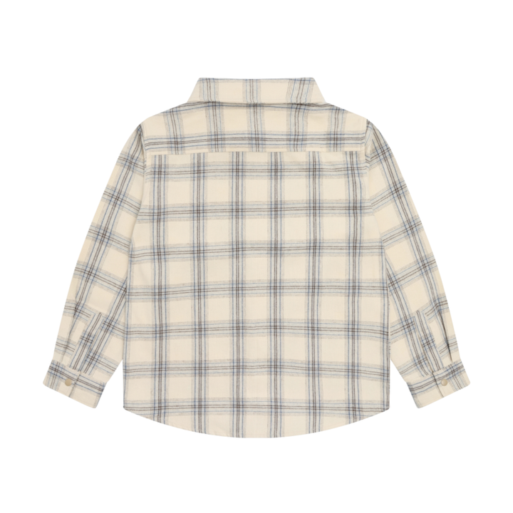 Overshirt Check - Seed Pearl
