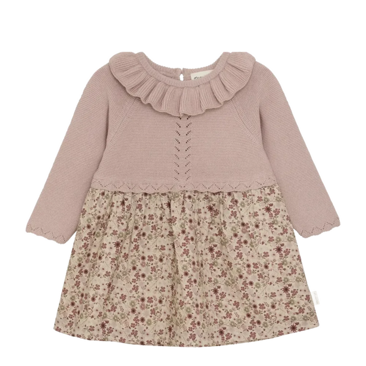 Long Sleeve Dress Knit - Shadow Gray