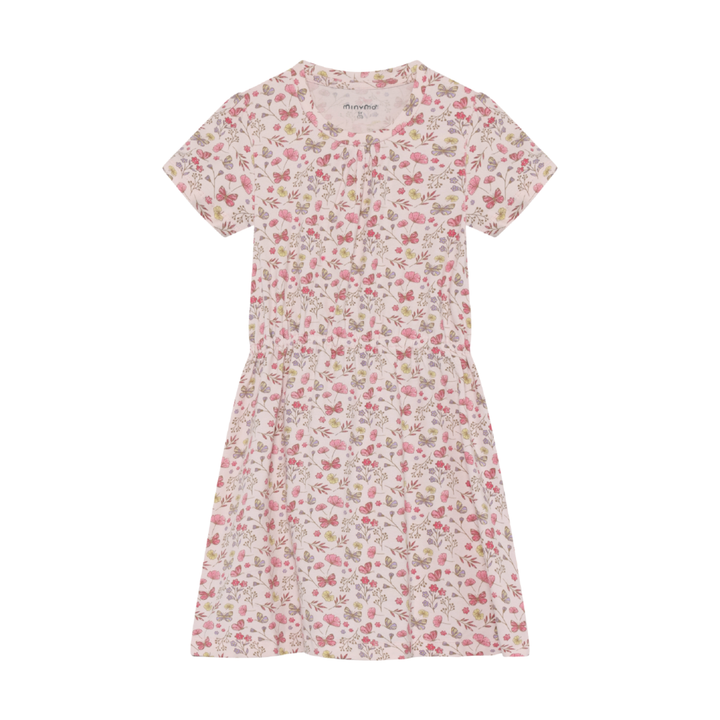 Short Sleeve Dress - Butterfly