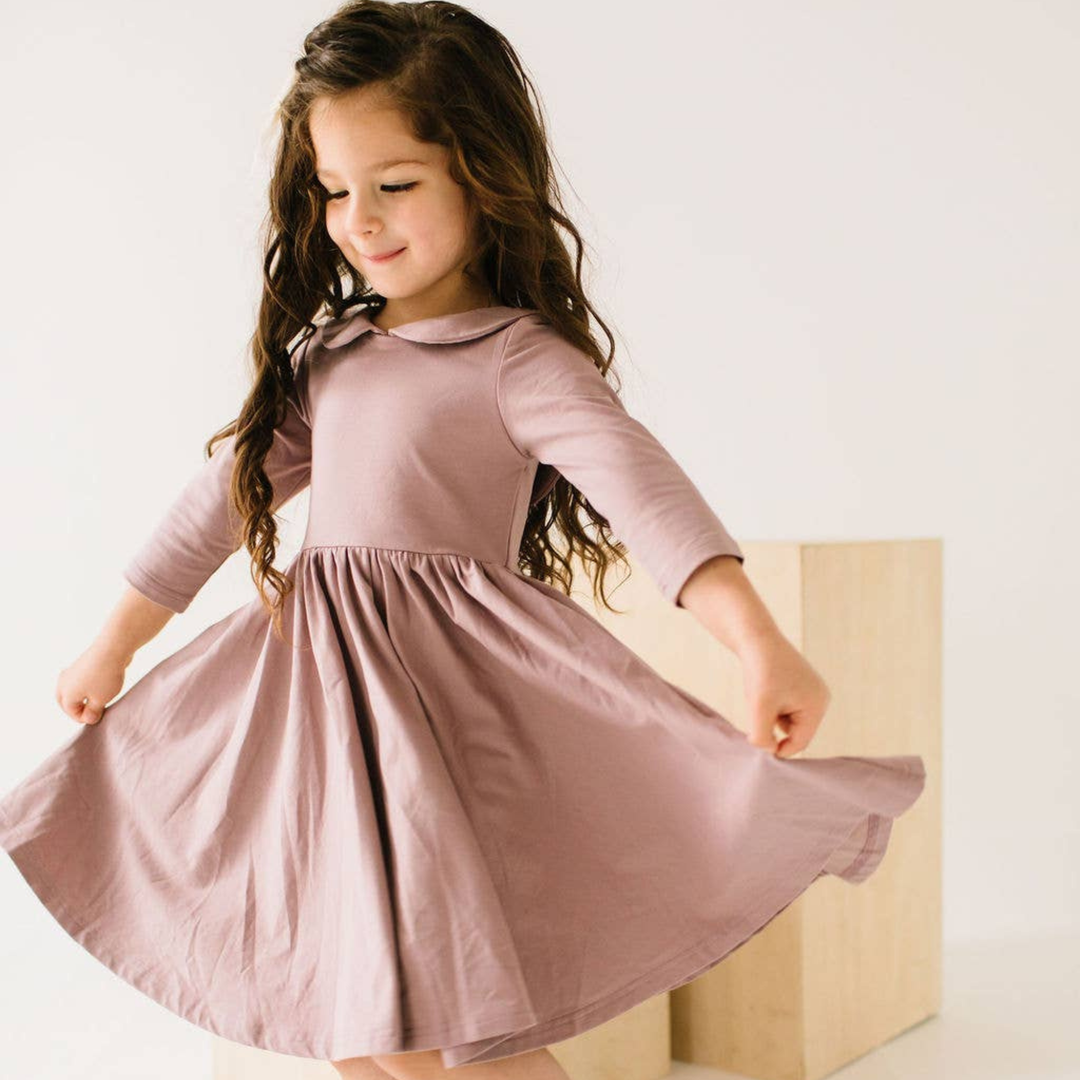 Rubina Dress in Mauve