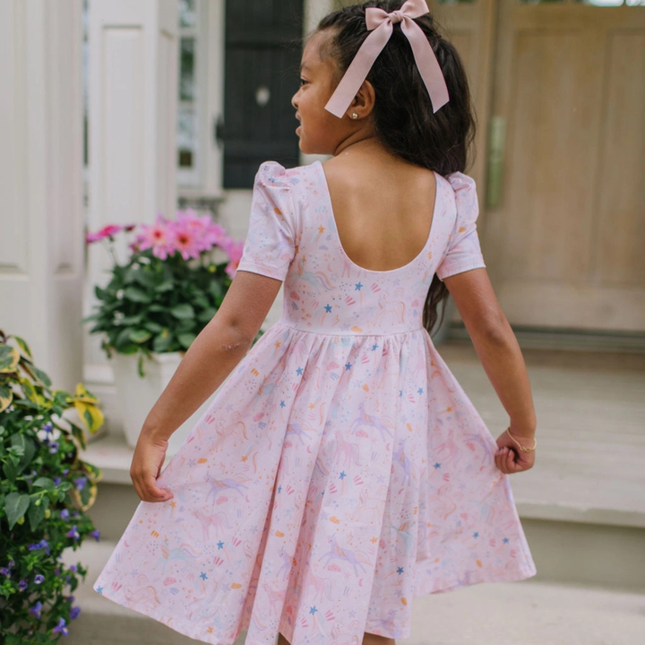 Puff Dress - Dreamy Unicorn
