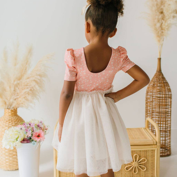 Tutu Dress in Painted Petal