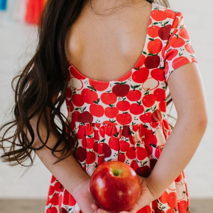 Classic Twirl Dress in Apple