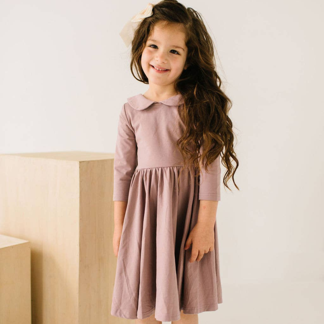 Rubina Dress in Mauve
