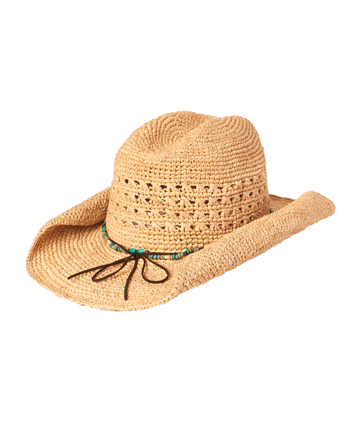 WOMENS COWBOY - TORAH - NATURAL/TURQUOISE
