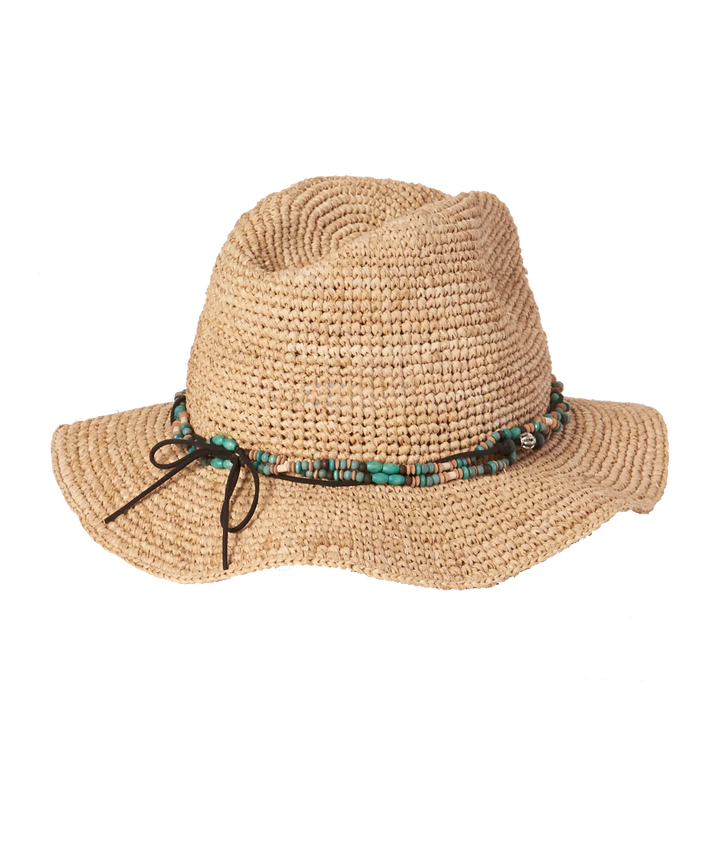 WOMENS SAFARI - BORA BORA - NATURAL/TURQUOISE