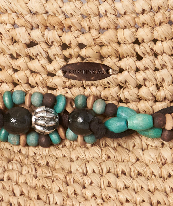 WOMENS SAFARI - BORA BORA - NATURAL/TURQUOISE