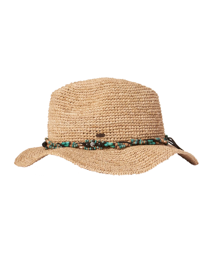 WOMENS SAFARI - BORA BORA - NATURAL/TURQUOISE